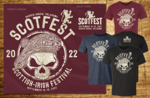 Official Scotfest T-shirt 2022 | T-shirt Design by CoffeeBreak88