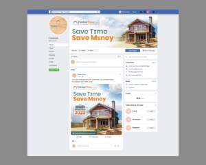 Online timber store needs a facebook page design and its first post | Facebook-Design von SAI DESIGNS