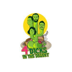 4 dicks in the desert | Logo Design by delegacydesign