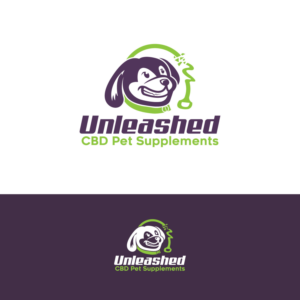 Unleashed, CBD Pet Supplements | Logo Design by LAXMI DESIGNHUB