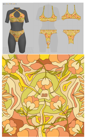 Bikini fabric designs for young women | Grafik-Design von hover