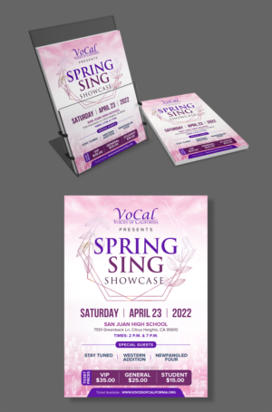 Voices of California Presents  | Flyer Design by ARTOGRAPHY