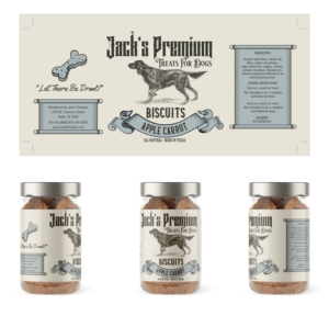 Jack's Premium Biscuit Label | Label Design by Nexsus