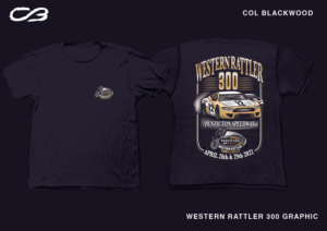 Western Rattler 300 at the Penticton Speedway | T-Shirt-Design von Col 3