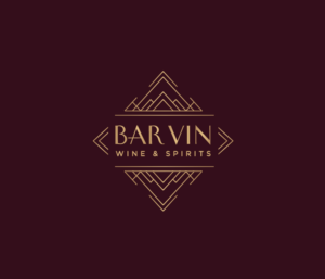 Bar Vin (larger font) Wine & Spirits (smaller font) | Logo-Design von Birdcage