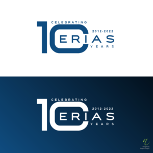 ERIAS 10 year celebration graphic | Graphic Design by Nuepine Designs