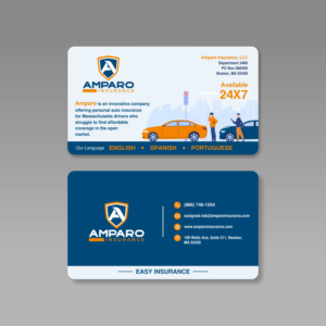 Insurance company needs a business card design | Visitenkarten-Design von Sandeep graphic