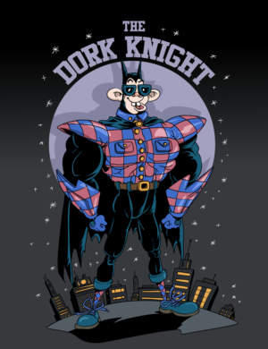 The DORK Knight (a superhero that is a dork) | Figur-Design von Tomi Ax