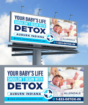 Alcohol/Drug addiction treatment center and detox facility needs a billboard. | Werbetafel-Design von SAI DESIGNS