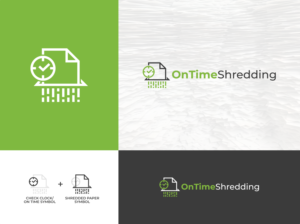 OnTime Shredding | Logo-Design von _Abdulloh