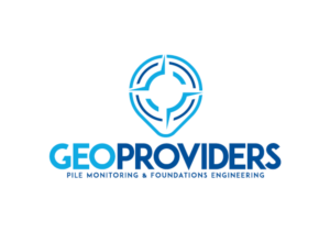 GEOPROVIDERS (logo) Pile monitoring &  Foundations Engineering (signature) | Logo-Design von trufya