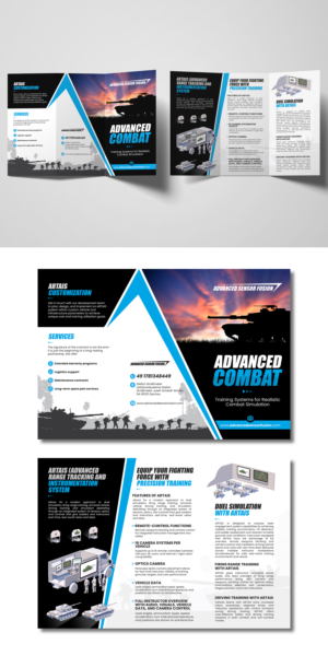 Defense contractor needs a flyer for an exhibition | Flyer-Design von debdesign