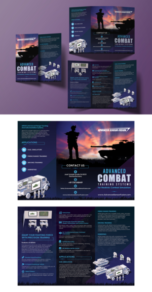 Defense contractor needs a flyer for an exhibition | Flyer Design by ZeneFashions