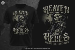 Skull and Gothic T-shirts Designs | T-shirt Design by G3K