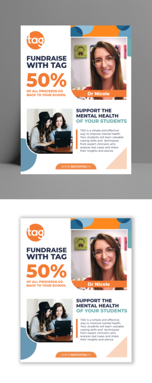 TAG Promotional flyer for students