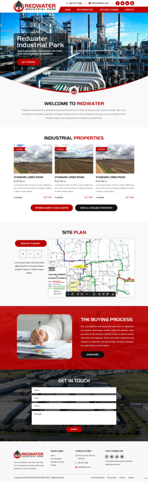 Redwater Industrial Park Needs Website | Web Design by pb