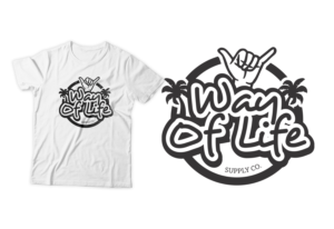 Way Of Life Co. T shirt company (HANGLOOSE) | T-shirt Design by D'Mono