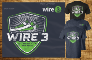 Wire 3 First 100 Customer T Shirt Design | T-Shirt-Design von CoffeeBreak88