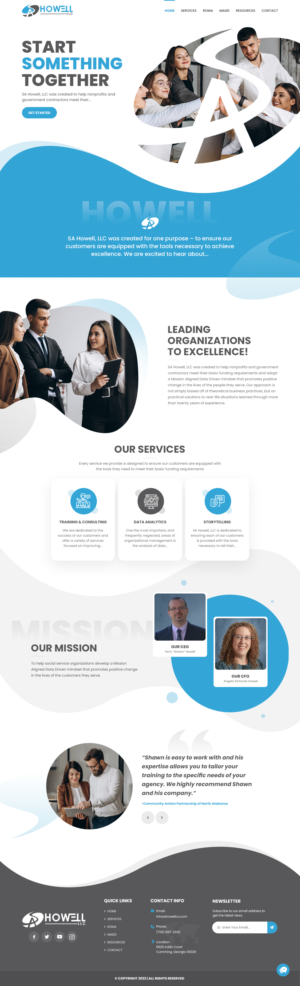 Modern and appealing business Wordpress site | Wordpress Design by nzdesigners