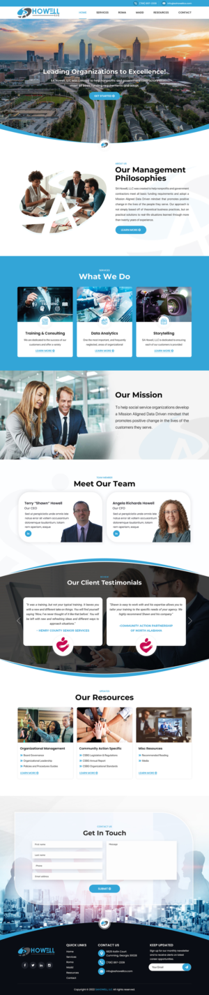 Modern and appealing business Wordpress site | Wordpress Design by Titan Eagle