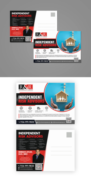 R&R Insurance Group LLC - Post Card Mailer | Postcard Design by debdesign