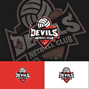 Devils Netball Club | Logo Design by Arctic Designs