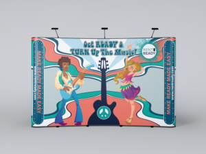 AAGO 2022 Trade Show - "That 70's Trade Show" Theme | Graphic Design by Maestroto