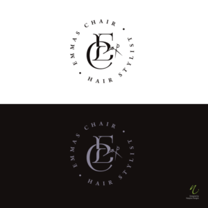 Emmas Chair Or EC Independent hairstylist social media logo | Grafik-Design von Nuepine Designs