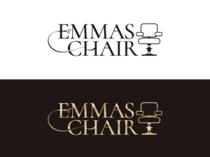 Emmas Chair Or EC Independent hairstylist social media logo | Graphic Design by Fajr.