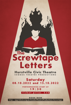 The Screwtape Letters Theatre Production Poster | Poster Design by TALIA