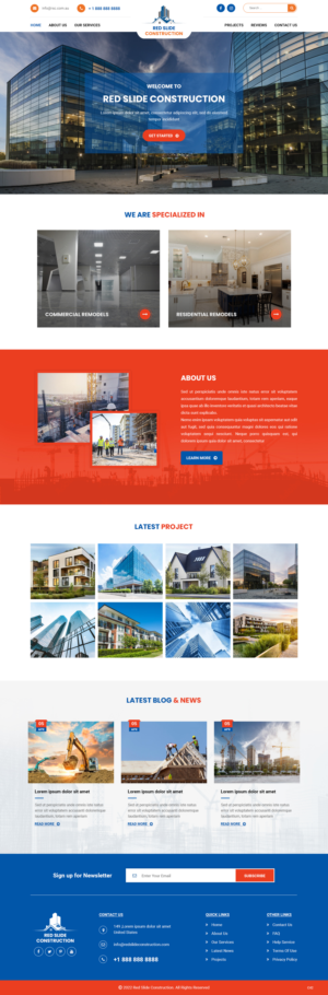 Red Slide Construction | Web-Design von pb