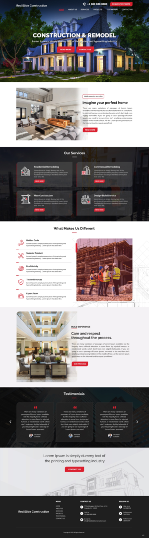 Red Slide Construction | Web-Design von pb