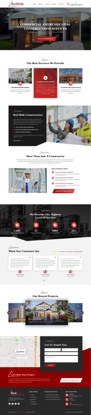 Red Slide Construction | Web-Design von *mary