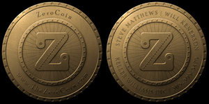 ZeroCoin | A Crypto Coin / Challenge Coin Inspired Design | Graphic Design by LeonFX