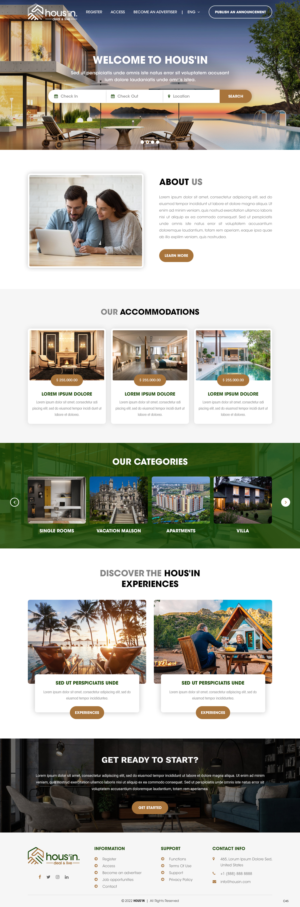 Hous'in | Web Design by pb