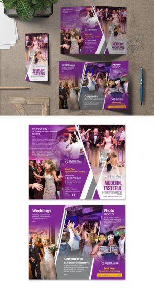 A DJ With Class Company Brochure | Brochure Design by debdesign