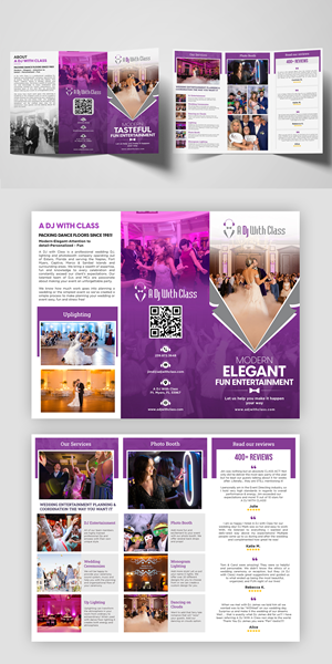 A DJ With Class Company Brochure | Brochure Design by debdesign