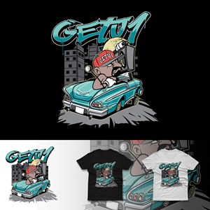 GETU1 is Hip Hop inspired and for car enthusiast. | T-Shirt-Design von duatitik.std