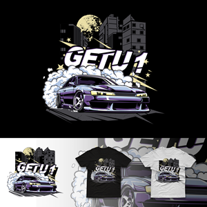 GETU1 is Hip Hop inspired and for car enthusiast. | T-Shirt-Design von duatitik.std