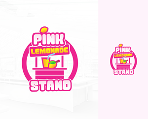 Pink Lemonade Stand | Logo Design by Djamdesign