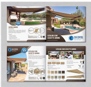 Brochure needed for our updated Retractable Catalina Awning | Brochure Design by alex989