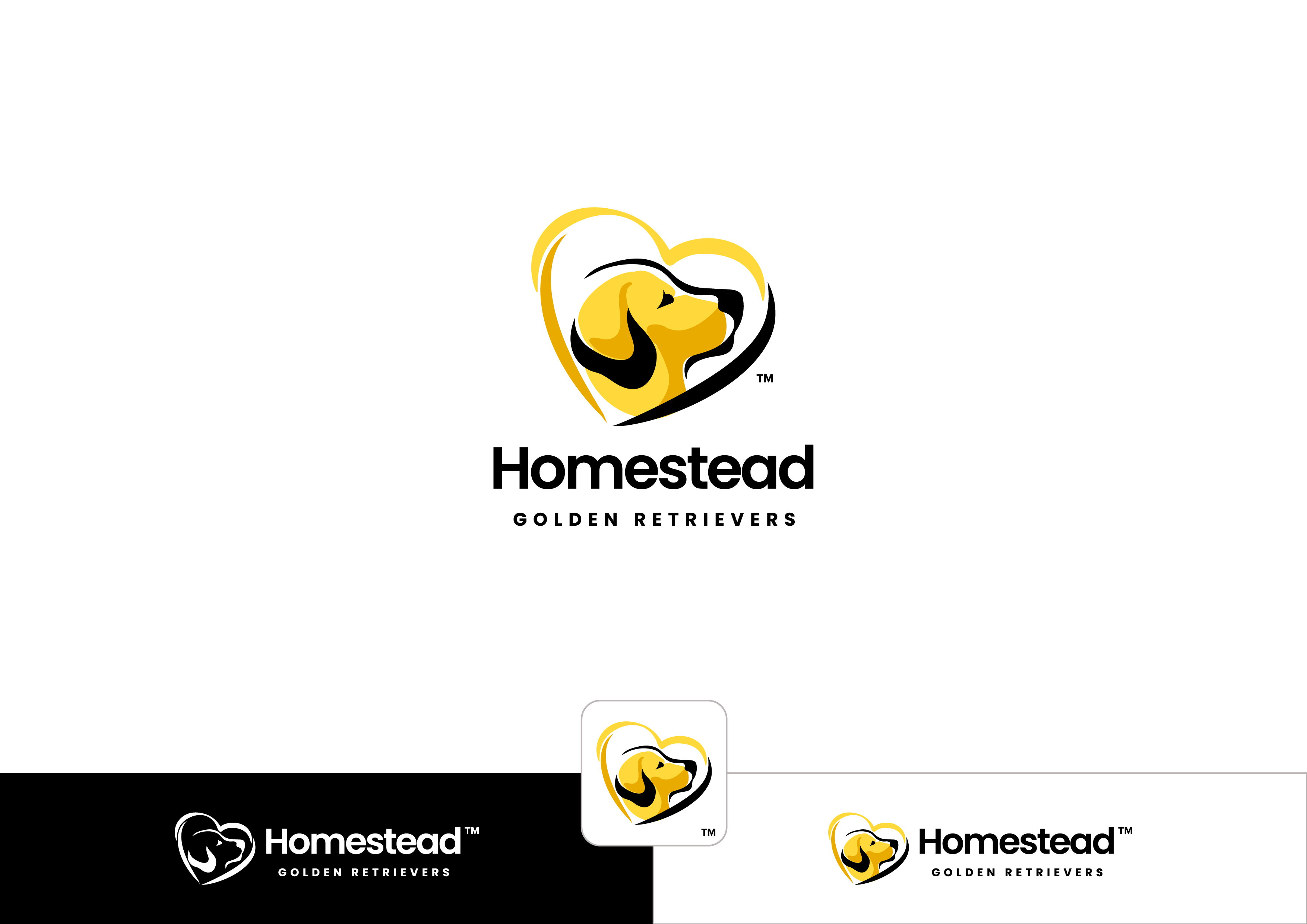 Logo-Design von ~idiaz~ für Homestead Golden Retrievers | Design #28523598