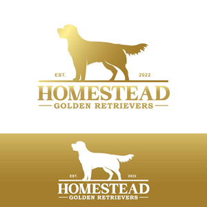 Homestead Golden Retrievers | Logo-Design von fly  design