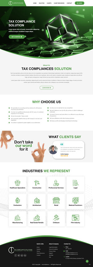 WordPress Website for Accounting Firm | Web Design by pb