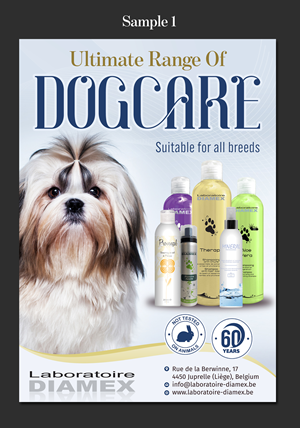 PUBLICITE A4 POUR MAGAZINE CHIENS