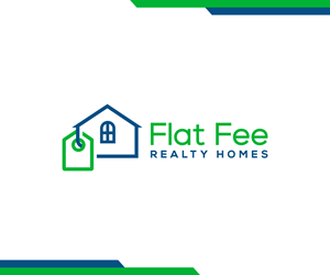 Flat Fee Realty Homes | Logo Design by ecorokerz