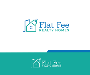 Flat Fee Realty Homes | Logo Design by ecorokerz