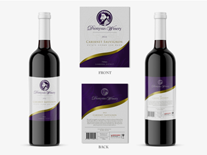 Label Design by rug for Dionysus Winery | Design #28526564