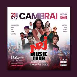 NRJ MUSIC TOUR 2022 | Flyer Design by ZeneFashions