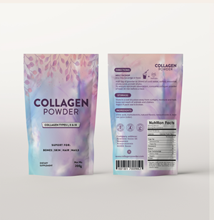 organic collagen powder needs packaging design | Packaging Design by ronin71